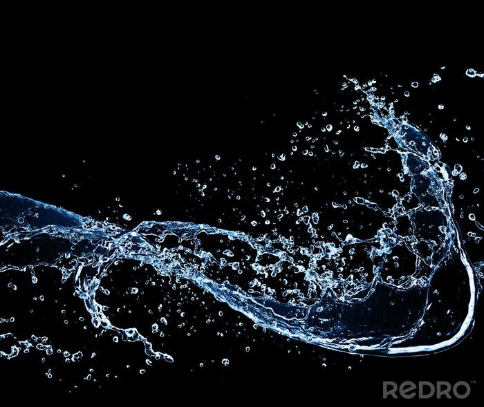 Poster  Forme artistique de l'eau