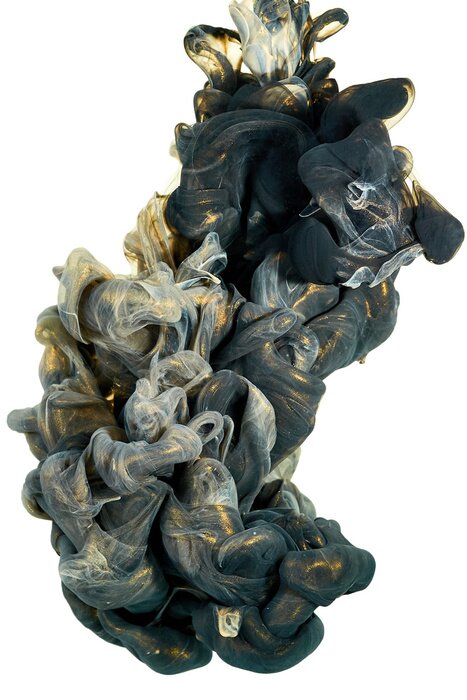 Poster  Forme unique avec de l'encre