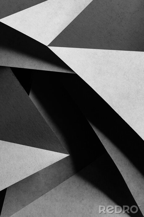 Poster  Formes géométriques en gris