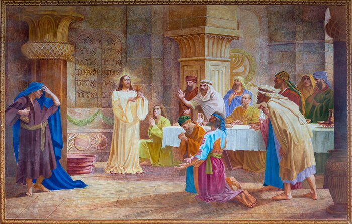 Poster  Fresque religieuse italienne