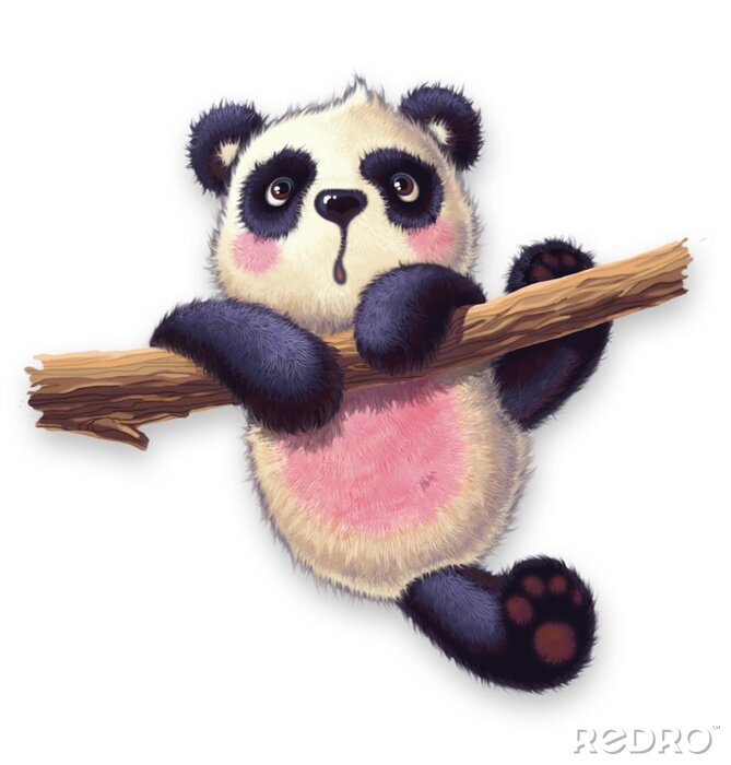 Poster  furry panda