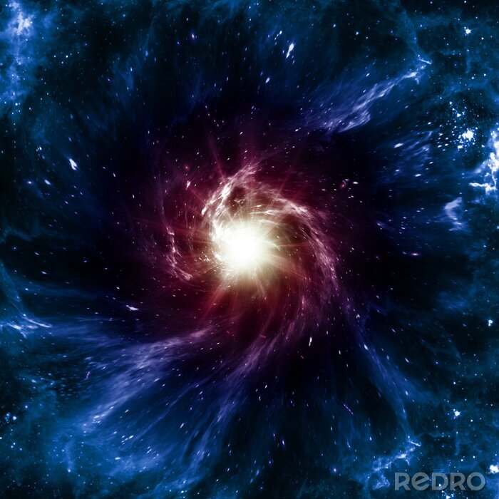 Poster  Galaxie au centre