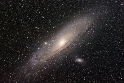 Poster  Galaxie d'Andromède dans le cosmos étoilé
