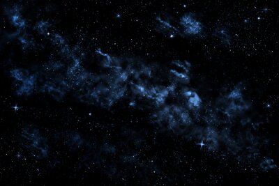 Papier peint  Galaxie dans l'espace sombre