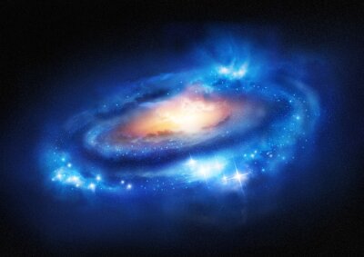 Galaxie rayonnante
