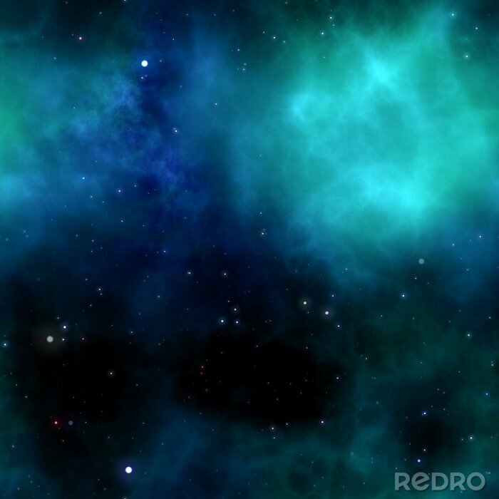 Poster  Galaxie verte