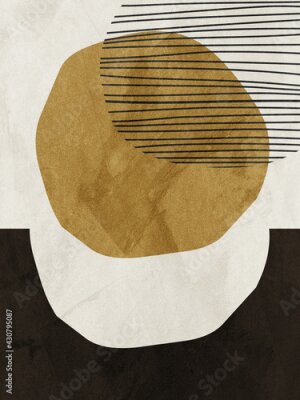 Poster  Géométrie dans un style abstrait