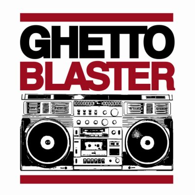 Poster  ghetto Blaster