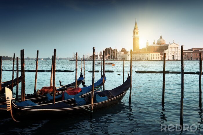 Poster  Gondoles sur le Grand Canal