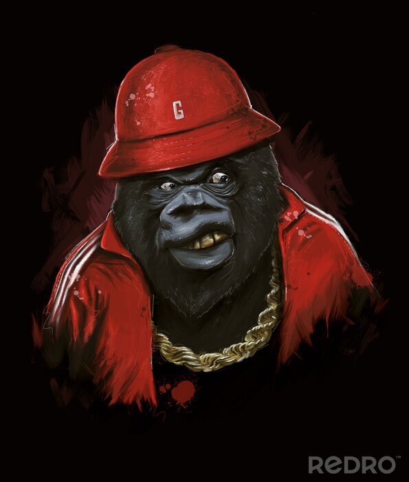 Poster  Gorille Hip Hop