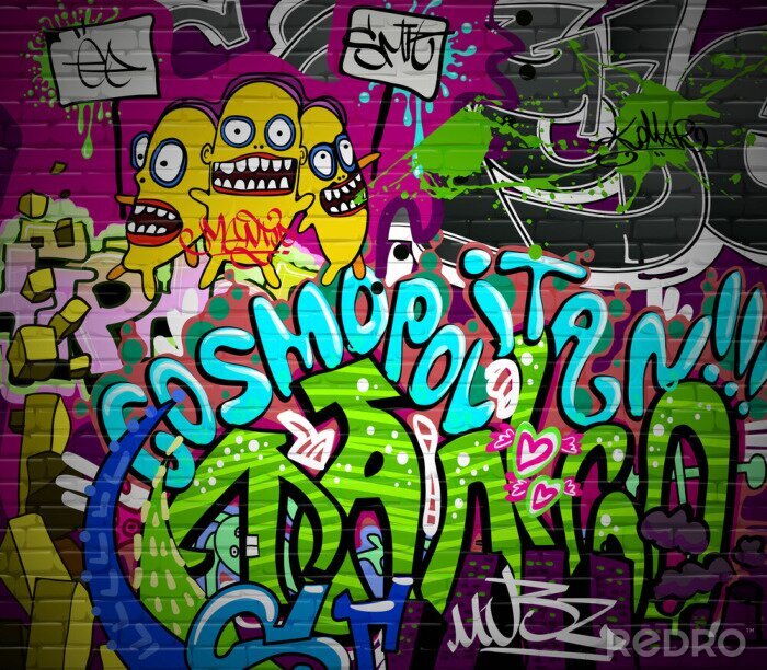 Poster  Graffiti ado hip-hop