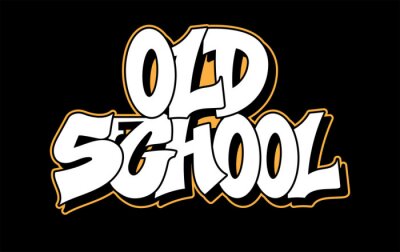 Sticker  Graffiti style lettering text design