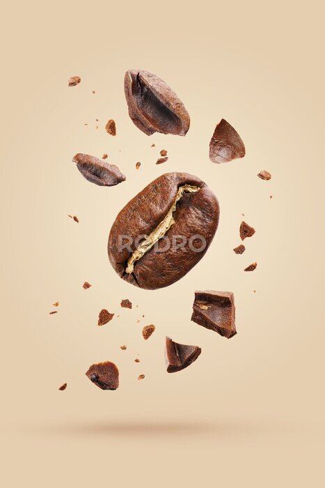 Poster  Grains de café broyés