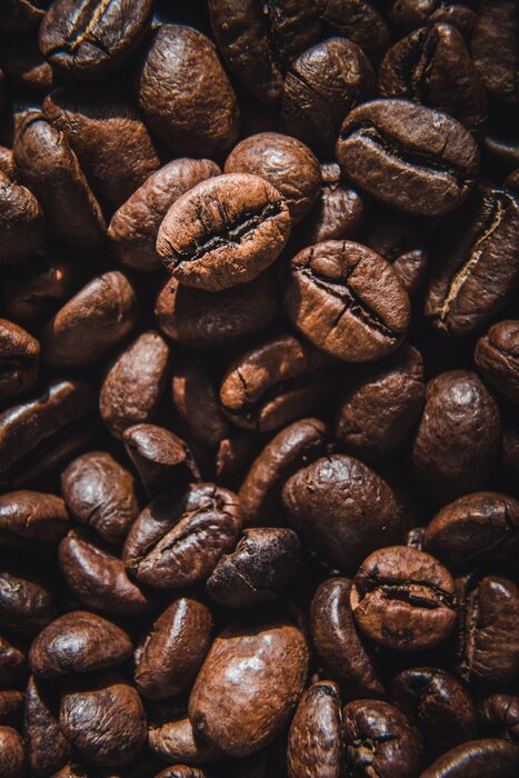 Poster  Grains de café torréfiés foncés