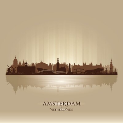 Graphiques de la ville d'Amsterdam