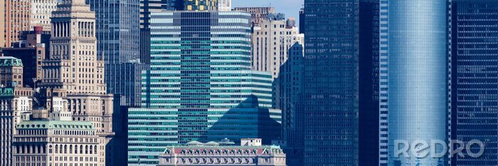 Poster  Gratte-ciel de verre à Wall Street