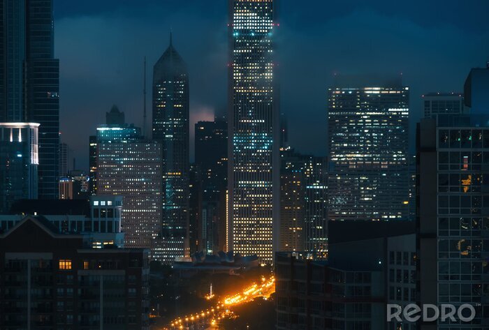 Poster  Gratte-ciel modernes à Chicago