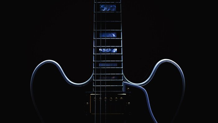 Poster  Guitare électrique abstraite