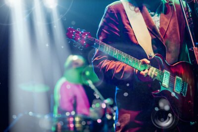 Papier peint  Guitariste et rock