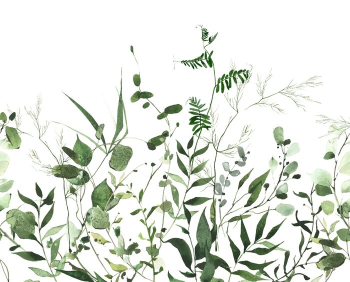 Poster  Herbes au vent