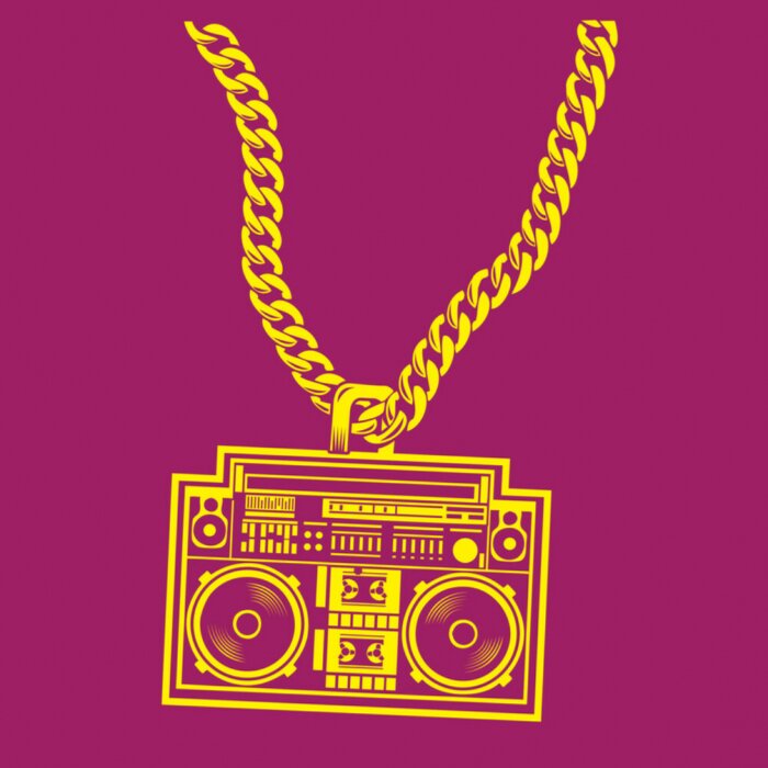 Poster  Hip Hop Bling Bling Necklace
