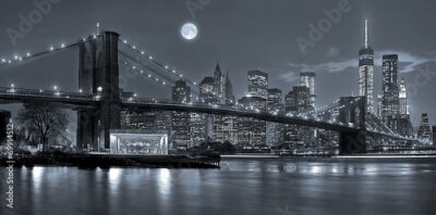 Poster  Horizon de New York la nuit