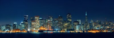 Poster  Horizon de San Francisco la nuit