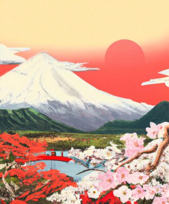 Poster  Illustration Fuji