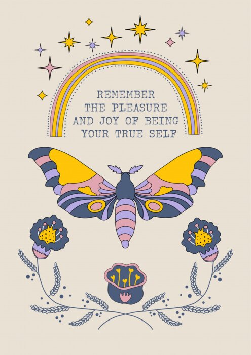 Poster  Illustration inspirée des années 90