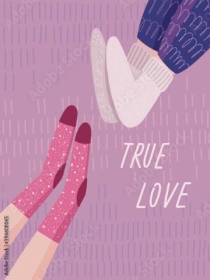 Poster  Illustration romantique drôle