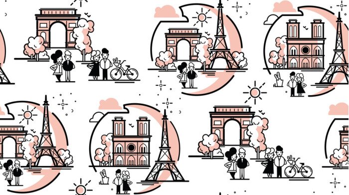 Poster  Illustration vectorielle de paris