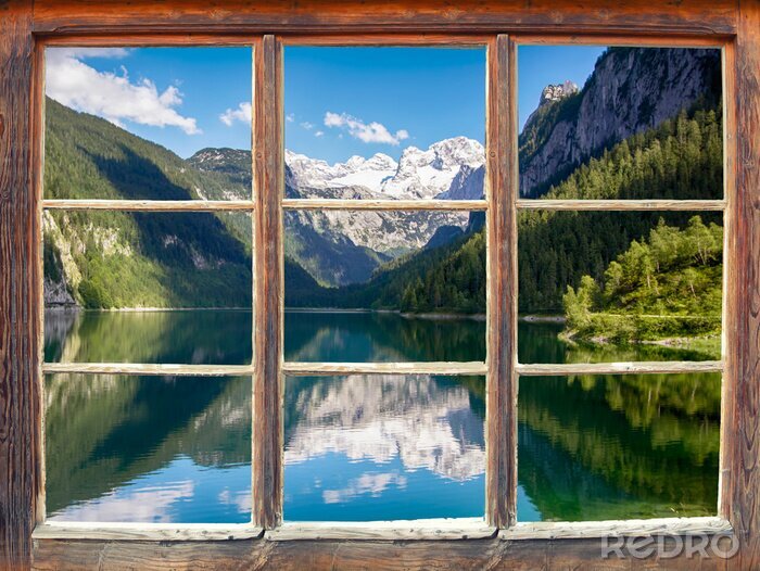 Poster  Image miroir d'un lac