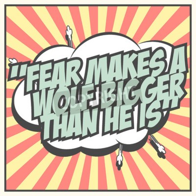 Poster  Image typographique pop art