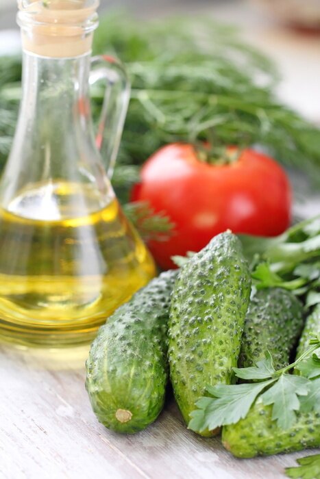 Poster  Ingrédients pour salade