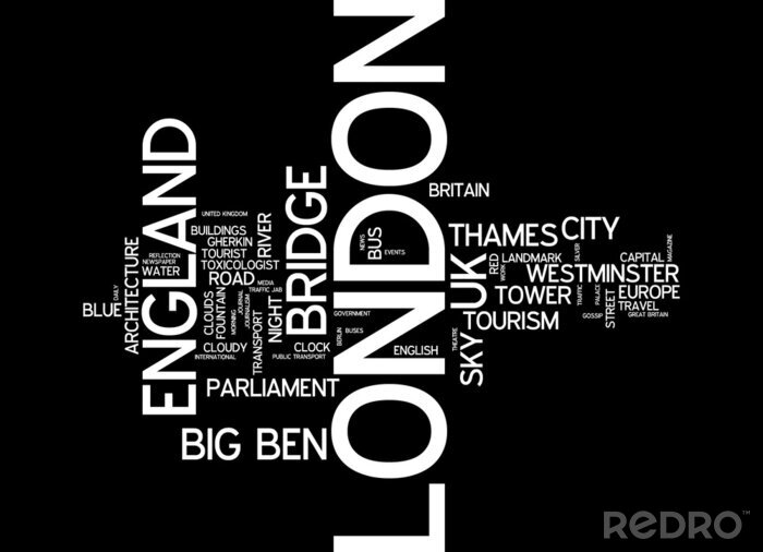 Poster  Inscriptions blanches sur fond noir