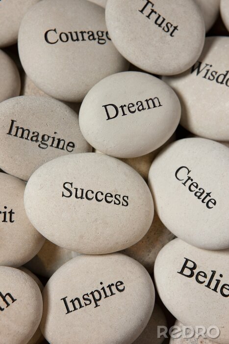 Poster  Inspiré pierres