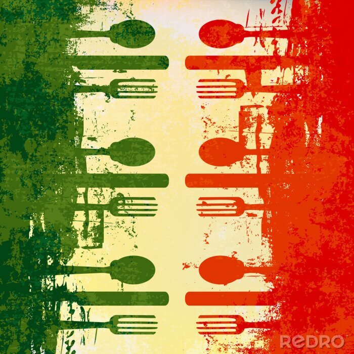 Poster  Italienne Menu Vector Template