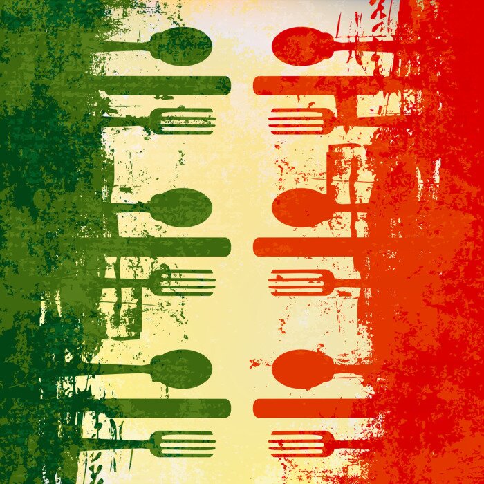 Poster  Italienne Menu Vector Template
