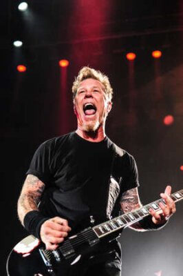 Poster  James Hetfield lors d'un concert