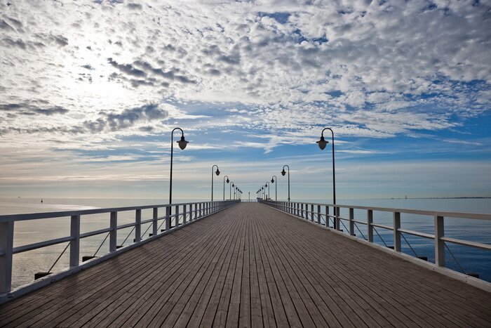 Poster  Jetée 3d la matin