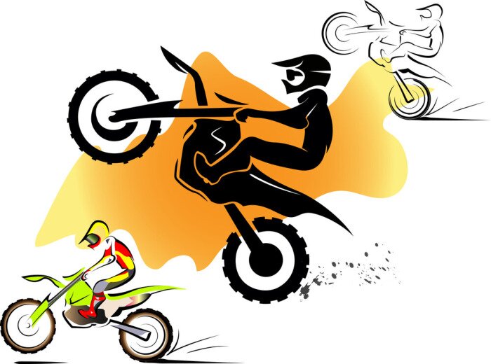 Poster  jeu de Motocross