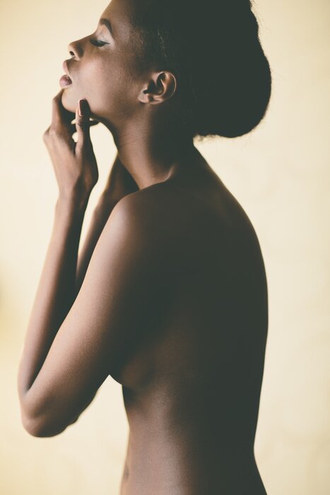 Poster  Jeune femme africaine