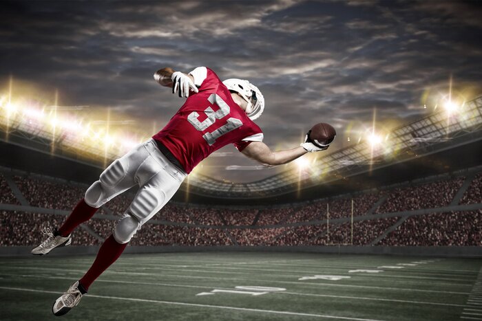 Poster  Joueur de football