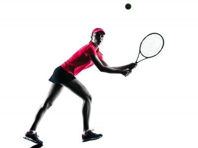 Poster  Joueur de tennis avec une raquette