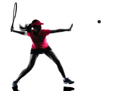 Poster  Joueur de tennis pendant le jeu