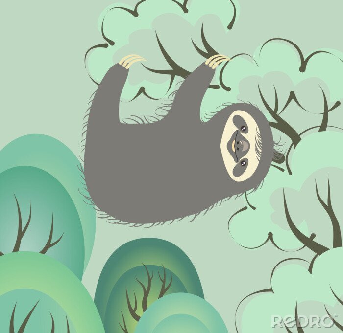 Poster  Jungle animaux pour enfants