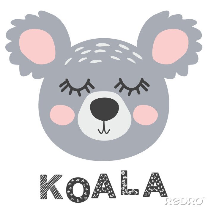 Poster  Koala à la scandinave