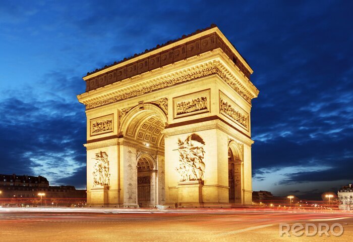 Poster  L'Arc de Triomphe illuminé