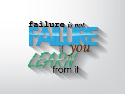 Poster  L'échec d'apprentissage est le succès