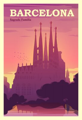 Poster  La beauté de Barcelone